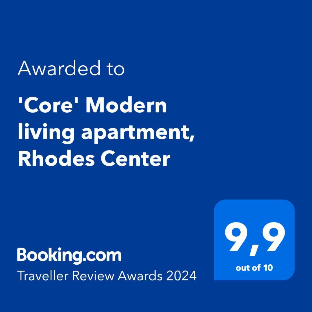 'Core' Modern Living Apartment, Rhodes Center Rhodes City Exteriör bild